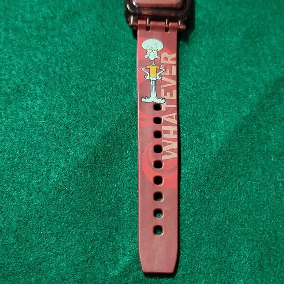 Vtg 2004 Spongebob SquarePants Squidward Burger King Watch - Picture 5 of 5